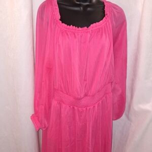 Sofia by Sofia Vergara Pink Ruffled Top